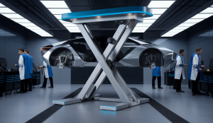 Un cric électrique VEVOR moderne et innovant pour le detailing automobile