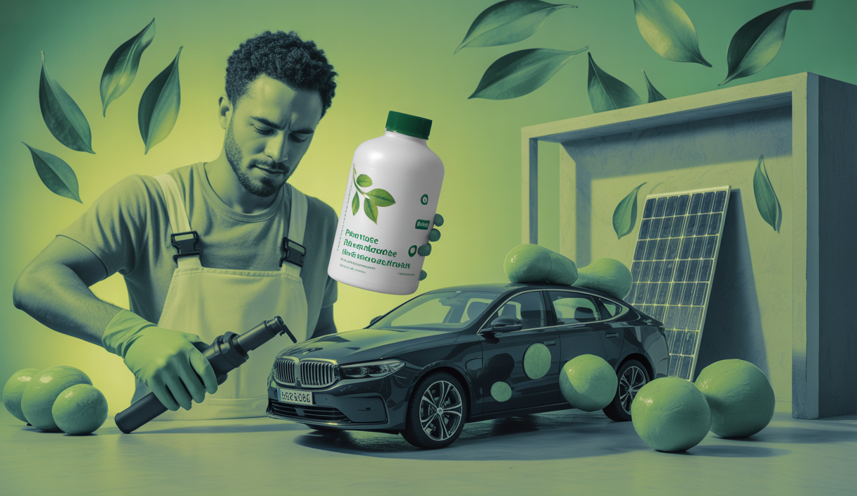 Illustration de l'éco-responsabilité dans le detailing en 2025