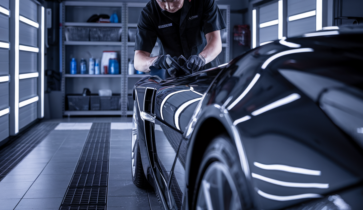 Image illustrant l'éducation des consommateurs sur le detailing automobile.