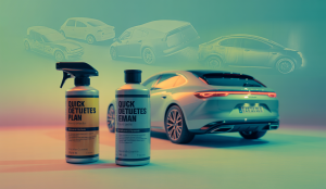 Visualisation des quick detailers Pan pour l'entretien automobile.