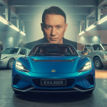 Voiture de sport Lotus Emira 2025 modifiée pour un concours